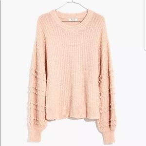 Madewell blush bobble sweater